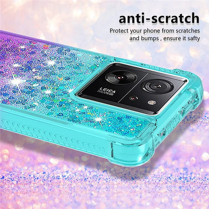 YB Quicksand Series-3 for Xiaomi 13T / 13T Pro / Redmi K60 Ultra Case Bling Flowing Gradient Phone Cover