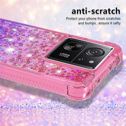 YB Quicksand Series-3 for Xiaomi 13T / 13T Pro / Redmi K60 Ultra Case Bling Flowing Gradient Phone Cover