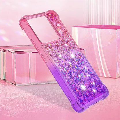 YB Quicksand Series-3 for Xiaomi 13T / 13T Pro / Redmi K60 Ultra Case Bling Flowing Gradient Phone Cover
