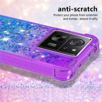 YB Quicksand Series-3 for Xiaomi 13T / 13T Pro / Redmi K60 Ultra Case Bling Flowing Gradient Phone Cover