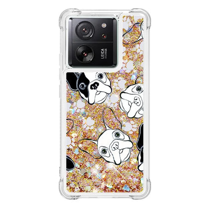 YB Quicksand Series-2 for Xiaomi 13T / 13T Pro / Redmi K60 Ultra Case Glitter Waterfall Pattern Phone Cover