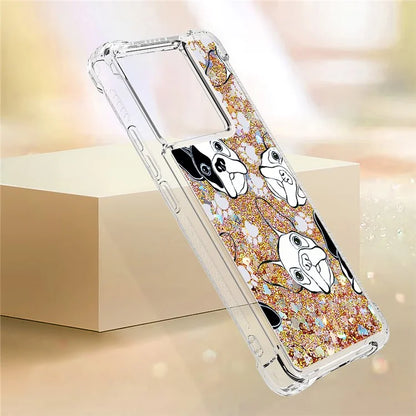 YB Quicksand Series-2 for Xiaomi 13T / 13T Pro / Redmi K60 Ultra Case Glitter Waterfall Pattern Phone Cover