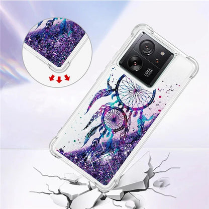 YB Quicksand Series-2 for Xiaomi 13T / 13T Pro / Redmi K60 Ultra Case Glitter Waterfall Pattern Phone Cover