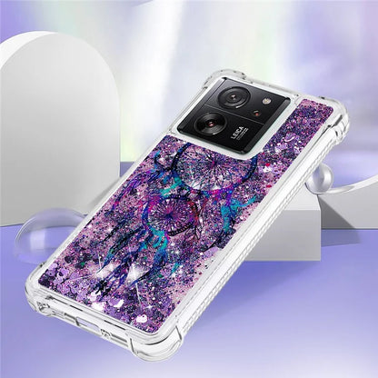 YB Quicksand Series-2 for Xiaomi 13T / 13T Pro / Redmi K60 Ultra Case Glitter Waterfall Pattern Phone Cover