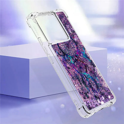 YB Quicksand Series-2 for Xiaomi 13T / 13T Pro / Redmi K60 Ultra Case Glitter Waterfall Pattern Phone Cover