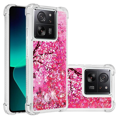 YB Quicksand Series-2 for Xiaomi 13T / 13T Pro / Redmi K60 Ultra Case Glitter Waterfall Pattern Phone Cover