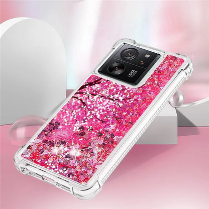 YB Quicksand Series-2 for Xiaomi 13T / 13T Pro / Redmi K60 Ultra Case Glitter Waterfall Pattern Phone Cover