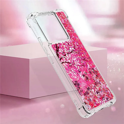 YB Quicksand Series-2 for Xiaomi 13T / 13T Pro / Redmi K60 Ultra Case Glitter Waterfall Pattern Phone Cover
