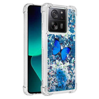 YB Quicksand Series-2 for Xiaomi 13T / 13T Pro / Redmi K60 Ultra Case Glitter Waterfall Pattern Phone Cover