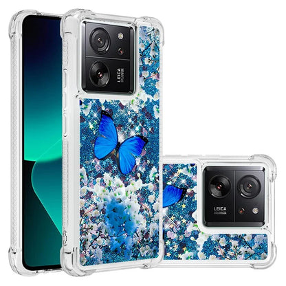 YB Quicksand Series-2 for Xiaomi 13T / 13T Pro / Redmi K60 Ultra Case Glitter Waterfall Pattern Phone Cover