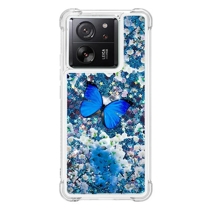 YB Quicksand Series-2 for Xiaomi 13T / 13T Pro / Redmi K60 Ultra Case Glitter Waterfall Pattern Phone Cover