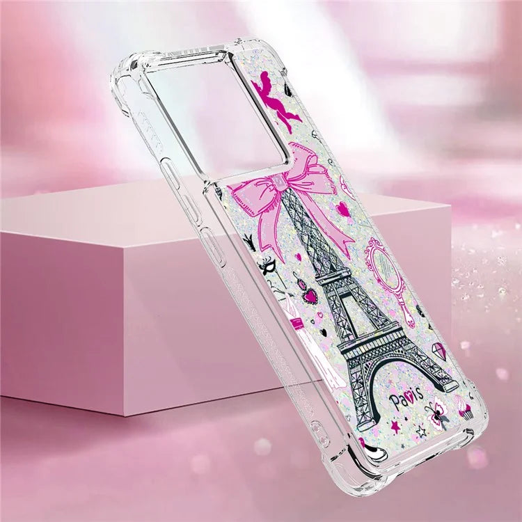 YB Quicksand Series-2 for Xiaomi 13T / 13T Pro / Redmi K60 Ultra Case Glitter Waterfall Pattern Phone Cover