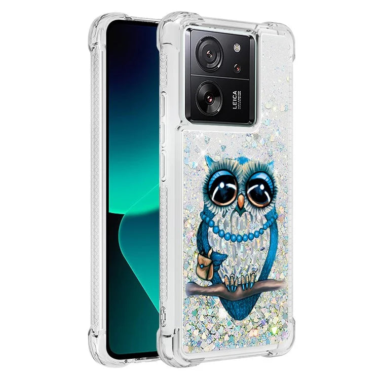 YB Quicksand Series-2 for Xiaomi 13T / 13T Pro / Redmi K60 Ultra Case Glitter Waterfall Pattern Phone Cover