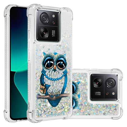 YB Quicksand Series-2 for Xiaomi 13T / 13T Pro / Redmi K60 Ultra Case Glitter Waterfall Pattern Phone Cover