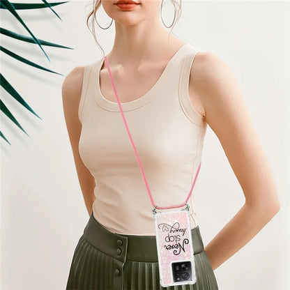 YB Quicksand Series-5 for Xiaomi 13T / 13T Pro / Redmi K60 Ultra Case Floating Pattern Phone Cover with Lanyard