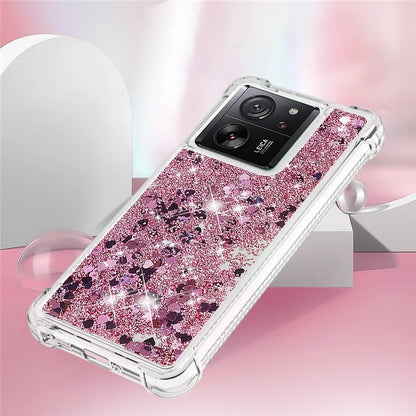 YB Quicksand Series-1 for Xiaomi 13T / 13T Pro / Redmi K60 Ultra Case Moving Bling TPU Cover