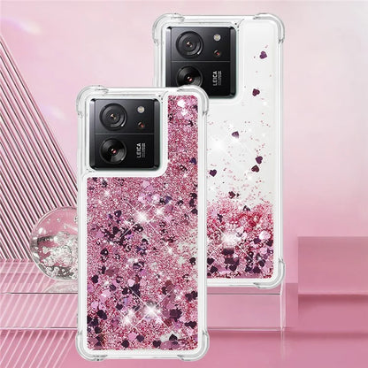 YB Quicksand Series-1 for Xiaomi 13T / 13T Pro / Redmi K60 Ultra Case Moving Bling TPU Cover