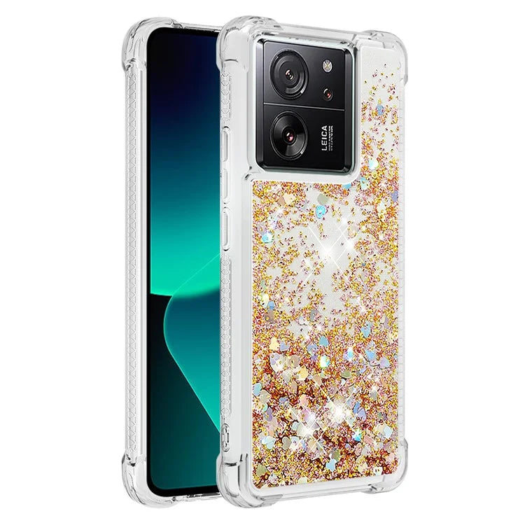 YB Quicksand Series-1 for Xiaomi 13T / 13T Pro / Redmi K60 Ultra Case Moving Bling TPU Cover