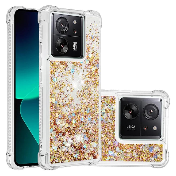 YB Quicksand Series-1 for Xiaomi 13T / 13T Pro / Redmi K60 Ultra Case Moving Bling TPU Cover