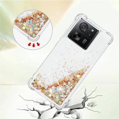 YB Quicksand Series-1 for Xiaomi 13T / 13T Pro / Redmi K60 Ultra Case Moving Bling TPU Cover