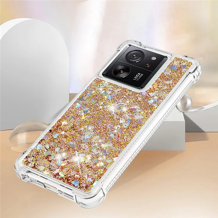 YB Quicksand Series-1 for Xiaomi 13T / 13T Pro / Redmi K60 Ultra Case Moving Bling TPU Cover