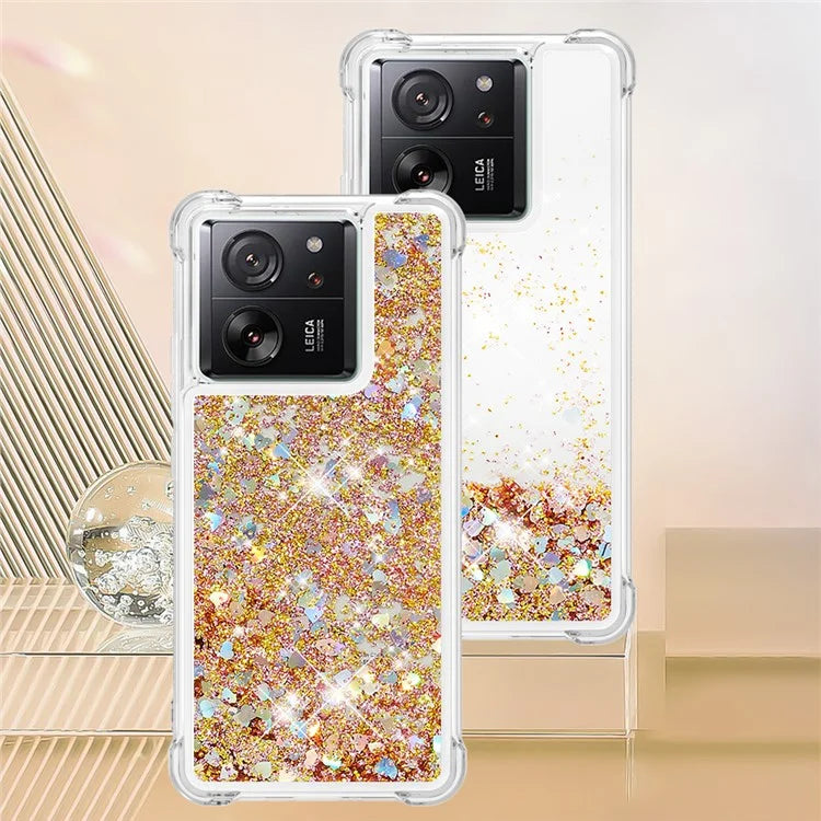 YB Quicksand Series-1 for Xiaomi 13T / 13T Pro / Redmi K60 Ultra Case Moving Bling TPU Cover