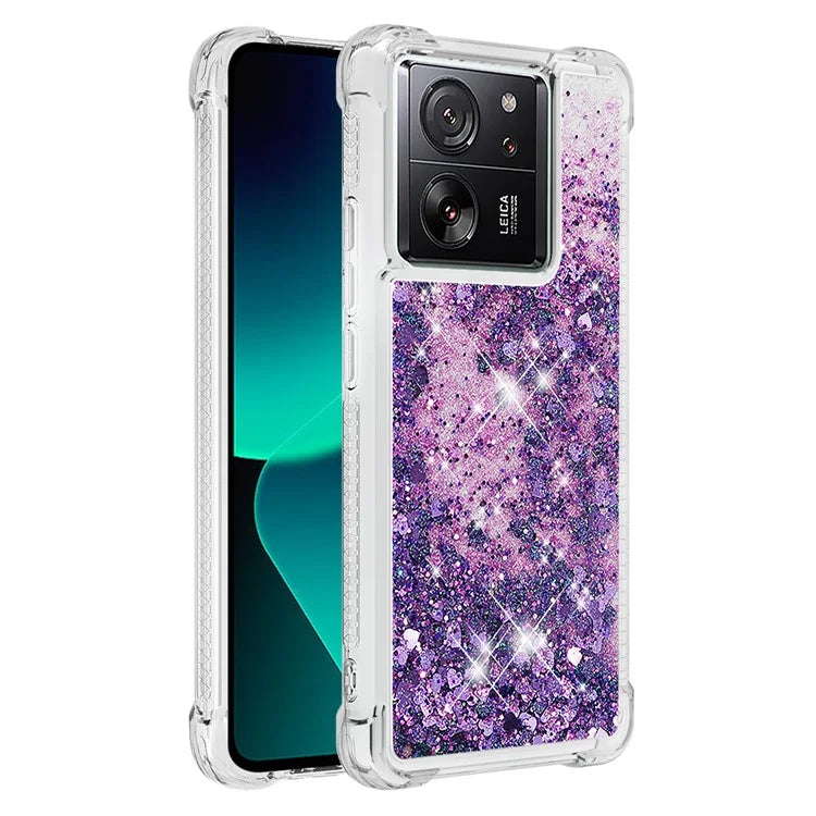 YB Quicksand Series-1 for Xiaomi 13T / 13T Pro / Redmi K60 Ultra Case Moving Bling TPU Cover