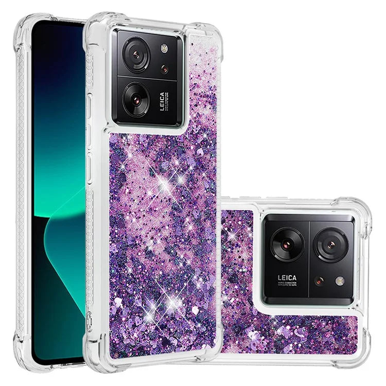 YB Quicksand Series-1 for Xiaomi 13T / 13T Pro / Redmi K60 Ultra Case Moving Bling TPU Cover