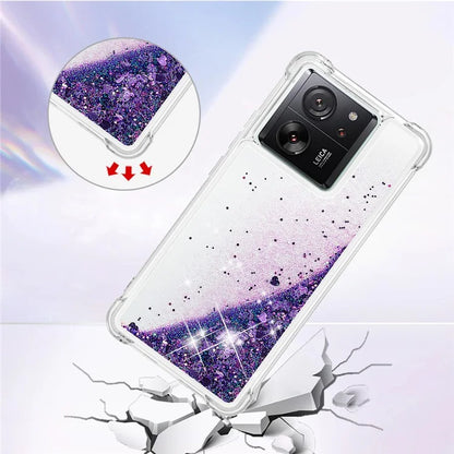 YB Quicksand Series-1 for Xiaomi 13T / 13T Pro / Redmi K60 Ultra Case Moving Bling TPU Cover