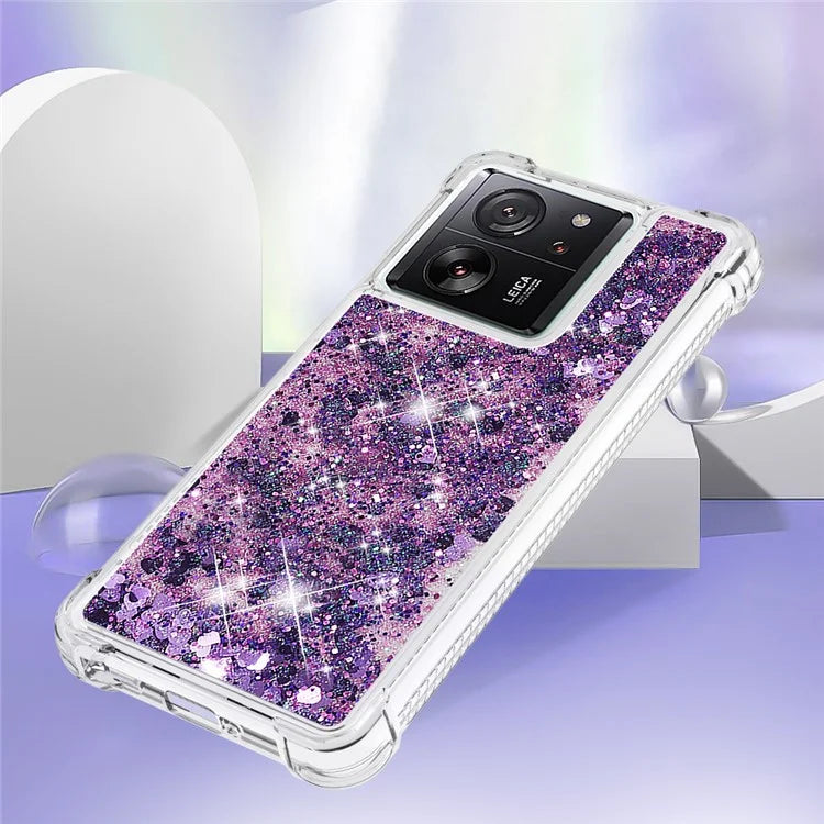 YB Quicksand Series-1 for Xiaomi 13T / 13T Pro / Redmi K60 Ultra Case Moving Bling TPU Cover