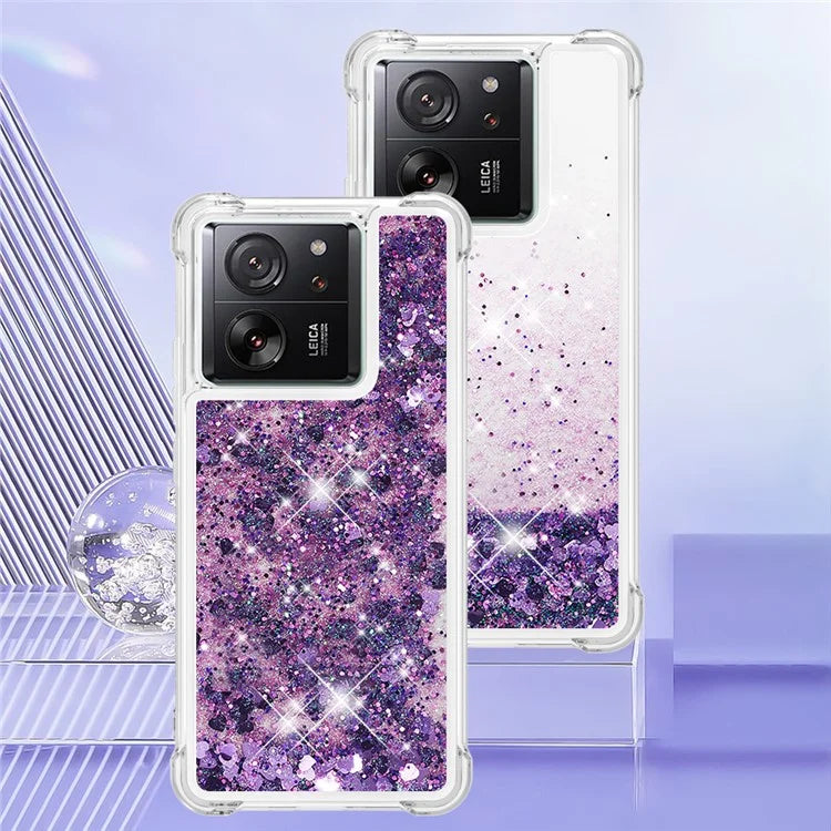 YB Quicksand Series-1 for Xiaomi 13T / 13T Pro / Redmi K60 Ultra Case Moving Bling TPU Cover