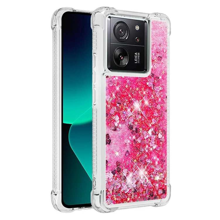 YB Quicksand Series-1 for Xiaomi 13T / 13T Pro / Redmi K60 Ultra Case Moving Bling TPU Cover