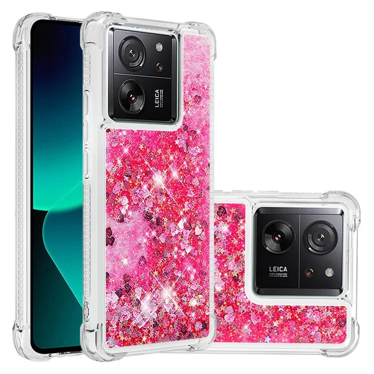 YB Quicksand Series-1 for Xiaomi 13T / 13T Pro / Redmi K60 Ultra Case Moving Bling TPU Cover