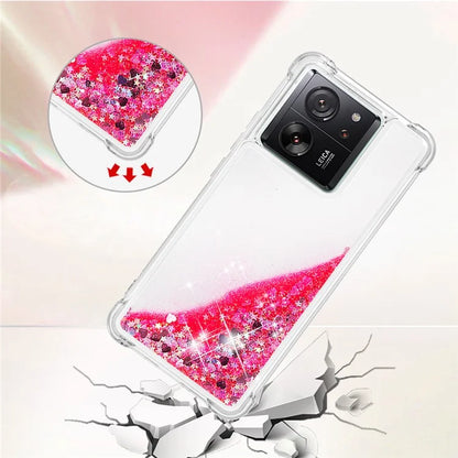 YB Quicksand Series-1 for Xiaomi 13T / 13T Pro / Redmi K60 Ultra Case Moving Bling TPU Cover