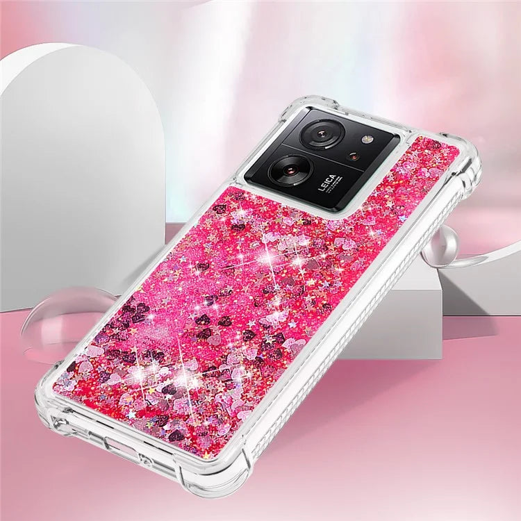 YB Quicksand Series-1 for Xiaomi 13T / 13T Pro / Redmi K60 Ultra Case Moving Bling TPU Cover