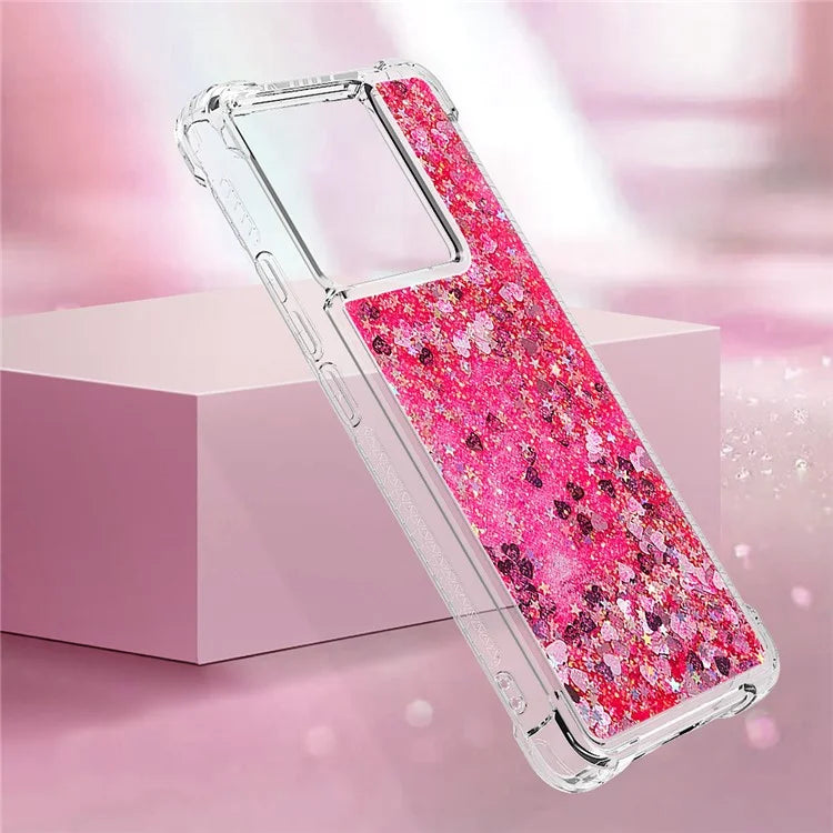 YB Quicksand Series-1 for Xiaomi 13T / 13T Pro / Redmi K60 Ultra Case Moving Bling TPU Cover