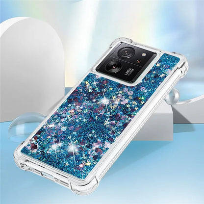 YB Quicksand Series-1 for Xiaomi 13T / 13T Pro / Redmi K60 Ultra Case Moving Bling TPU Cover