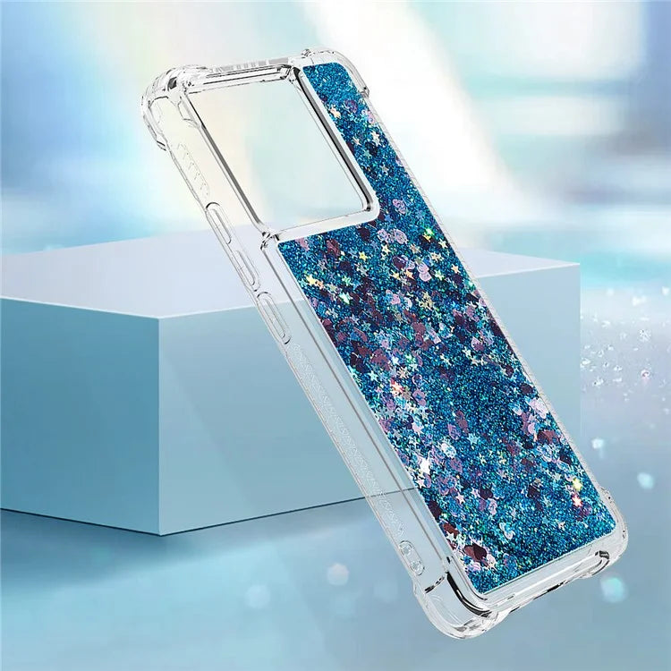 YB Quicksand Series-1 for Xiaomi 13T / 13T Pro / Redmi K60 Ultra Case Moving Bling TPU Cover