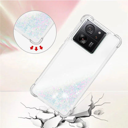YB Quicksand Series-1 for Xiaomi 13T / 13T Pro / Redmi K60 Ultra Case Moving Bling TPU Cover