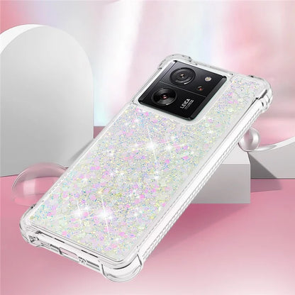 YB Quicksand Series-1 for Xiaomi 13T / 13T Pro / Redmi K60 Ultra Case Moving Bling TPU Cover