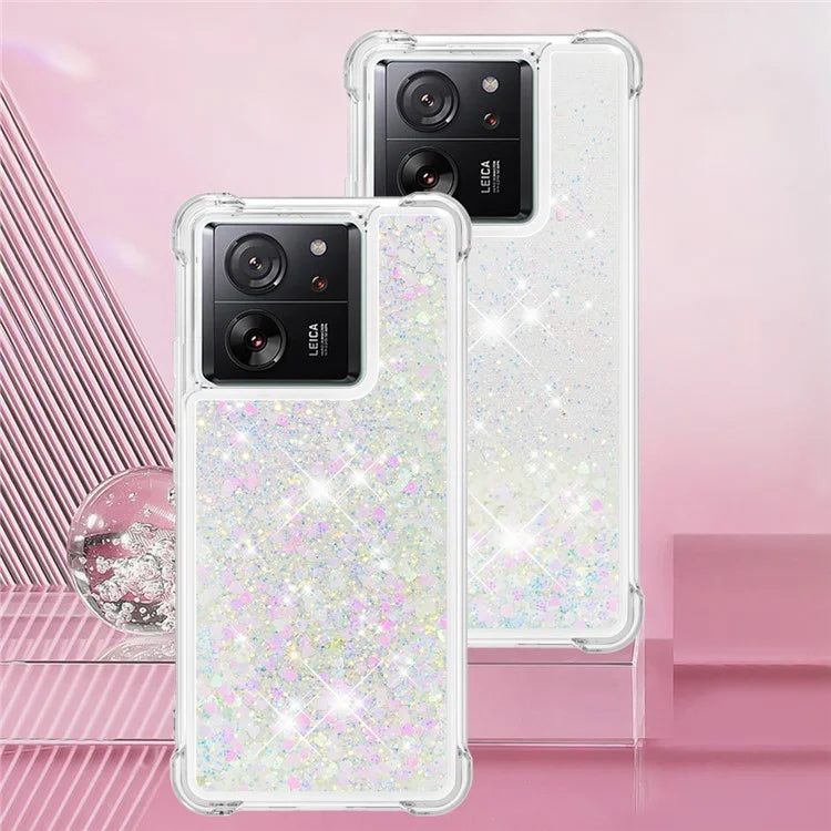 YB Quicksand Series-1 for Xiaomi 13T / 13T Pro / Redmi K60 Ultra Case Moving Bling TPU Cover