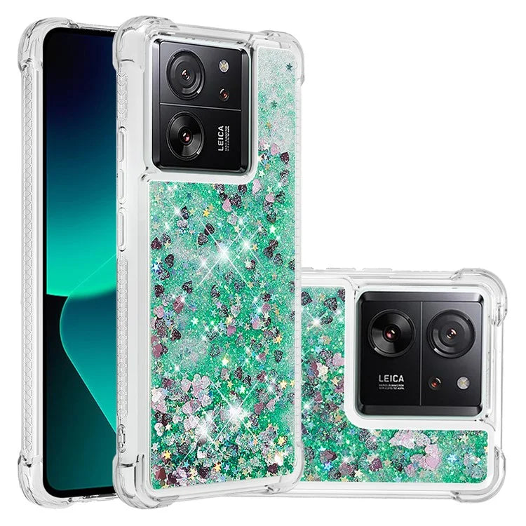 YB Quicksand Series-1 for Xiaomi 13T / 13T Pro / Redmi K60 Ultra Case Moving Bling TPU Cover