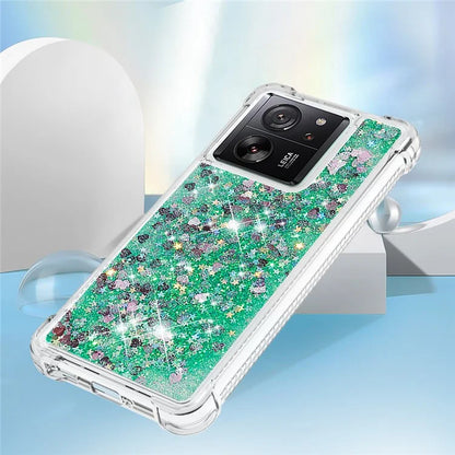YB Quicksand Series-1 for Xiaomi 13T / 13T Pro / Redmi K60 Ultra Case Moving Bling TPU Cover