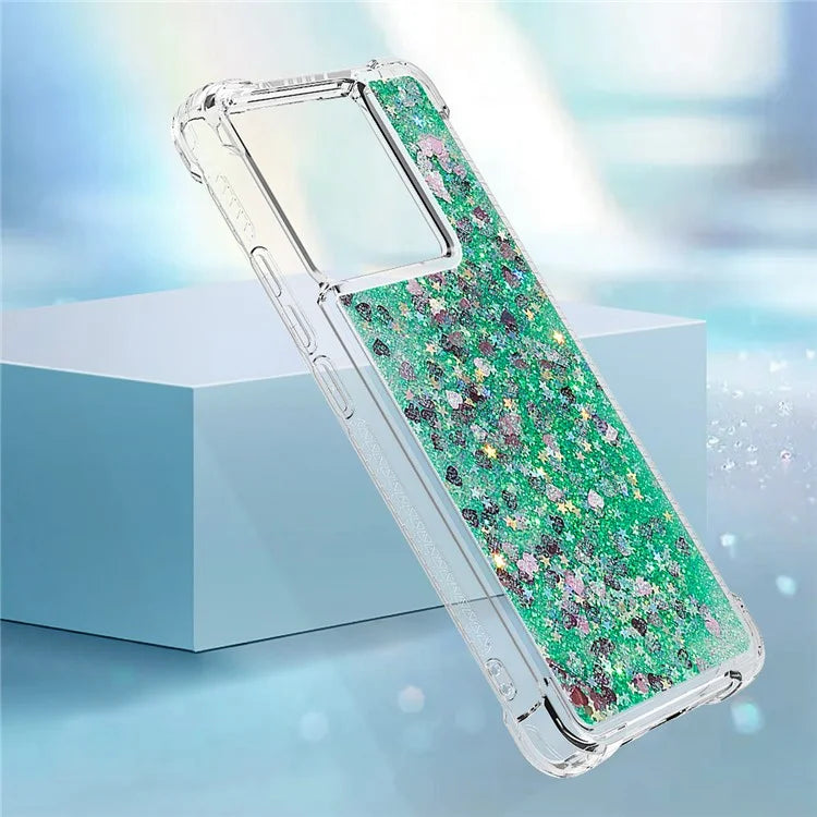 YB Quicksand Series-1 for Xiaomi 13T / 13T Pro / Redmi K60 Ultra Case Moving Bling TPU Cover