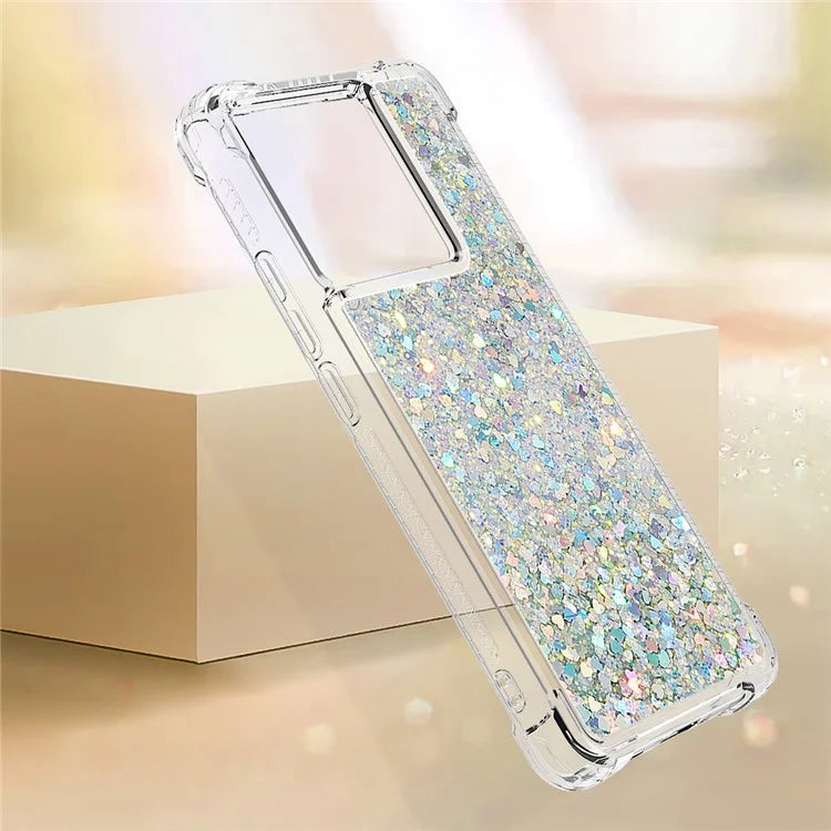 YB Quicksand Series-1 for Xiaomi 13T / 13T Pro / Redmi K60 Ultra Case Moving Bling TPU Cover