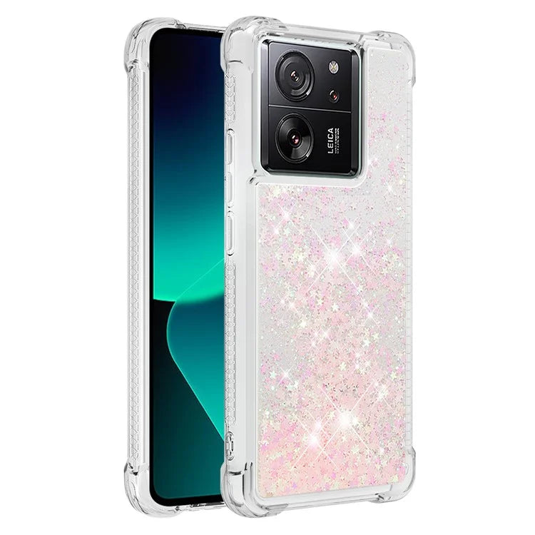 YB Quicksand Series-1 for Xiaomi 13T / 13T Pro / Redmi K60 Ultra Case Moving Bling TPU Cover