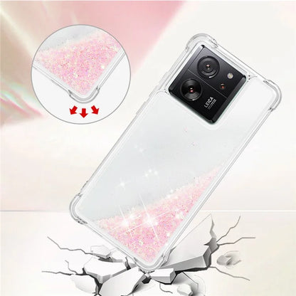 YB Quicksand Series-1 for Xiaomi 13T / 13T Pro / Redmi K60 Ultra Case Moving Bling TPU Cover