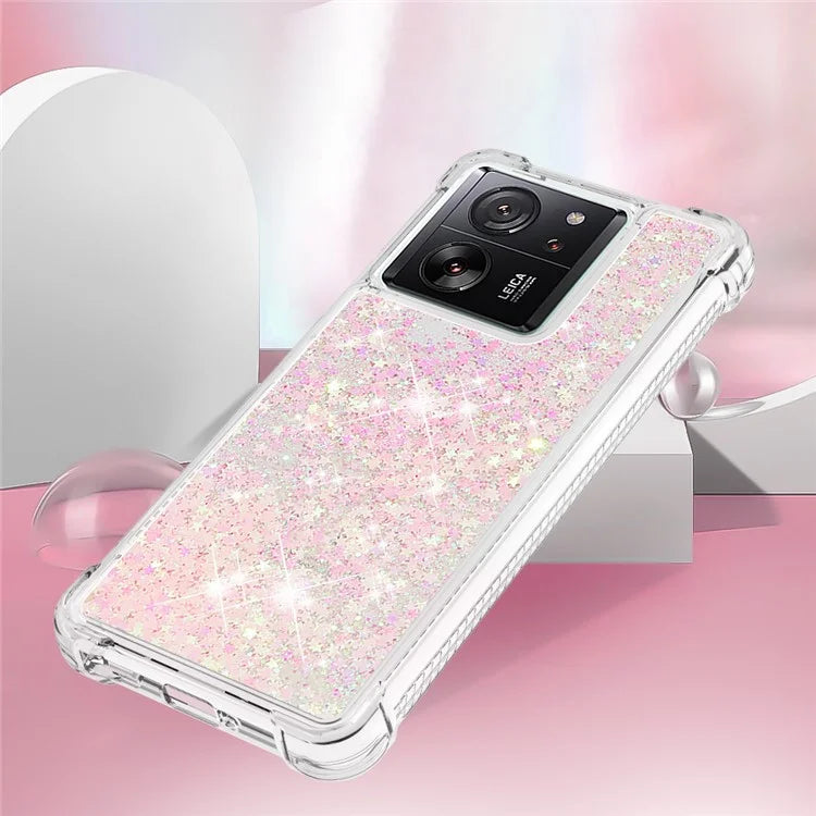 YB Quicksand Series-1 for Xiaomi 13T / 13T Pro / Redmi K60 Ultra Case Moving Bling TPU Cover