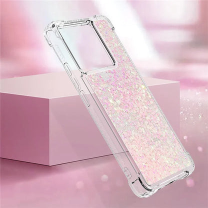 YB Quicksand Series-1 for Xiaomi 13T / 13T Pro / Redmi K60 Ultra Case Moving Bling TPU Cover