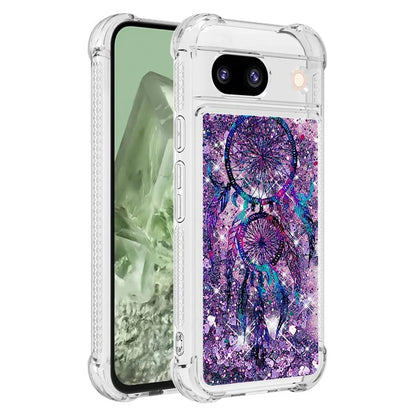 YB Quicksand Series-2 for Google Pixel 8a Case Pattern TPU Floating Sparkle Phone Cover